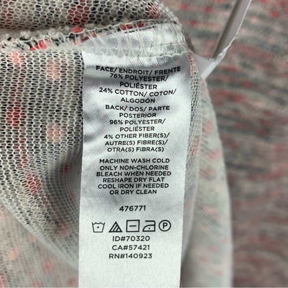 Loft Pink Tweed Boucle Shift Dress Ruffle Sleeve - Picture 9 of 10